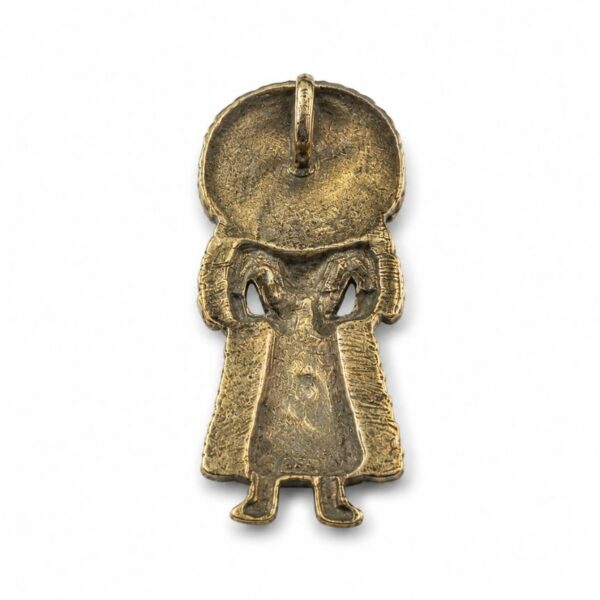 Pendentif Dame Turquoise, Corail & Opale