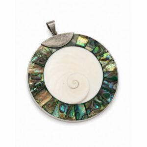 pendentif oeil de sainte lucie argent
