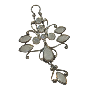 pendentif pierre de lune argent