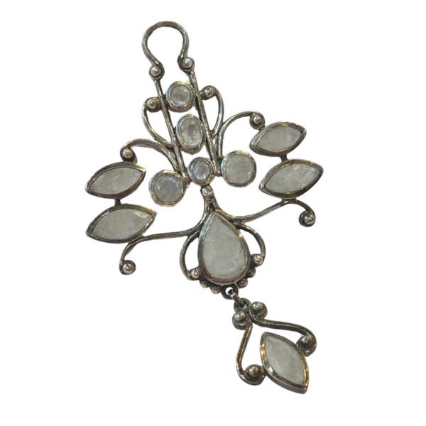 pendentif pierre de lune argent