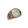 bague opale argent