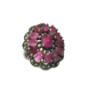 bague rubis argent