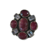 bague rubis amethyste argent