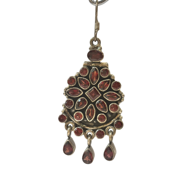 Boucles d’Oreilles Grenat