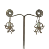 boucles oreilles opale argent
