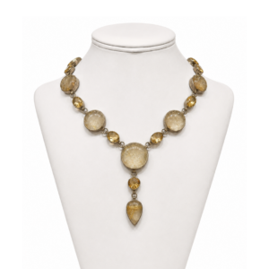 collier ambre argent